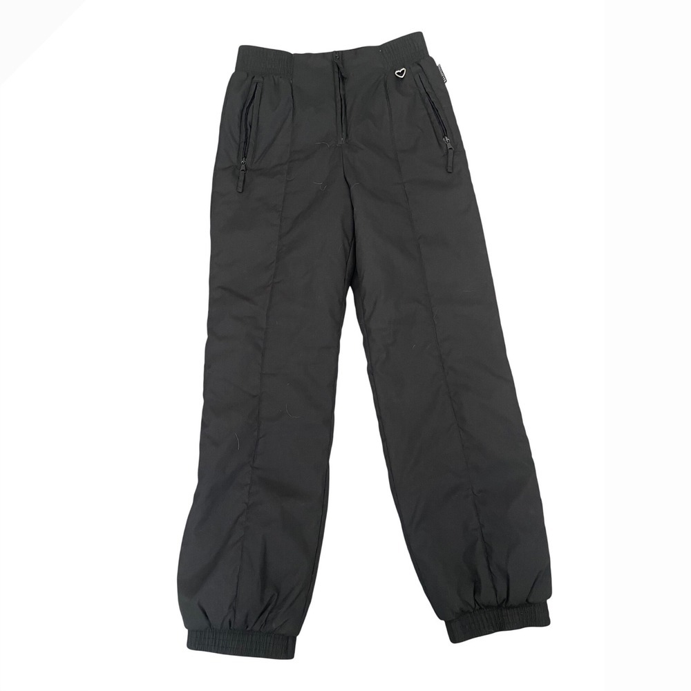 Obermeyer Juniors Black Insulated Snow Pants Ski Trousers Girls Size 18